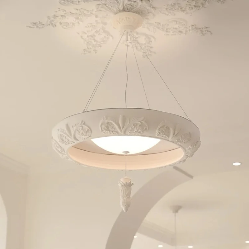 

Modern French Light Luxury Resin Living Room Main Chandelier Creative Art Retro Bedroom High End Dining Room Lusters Luminaires