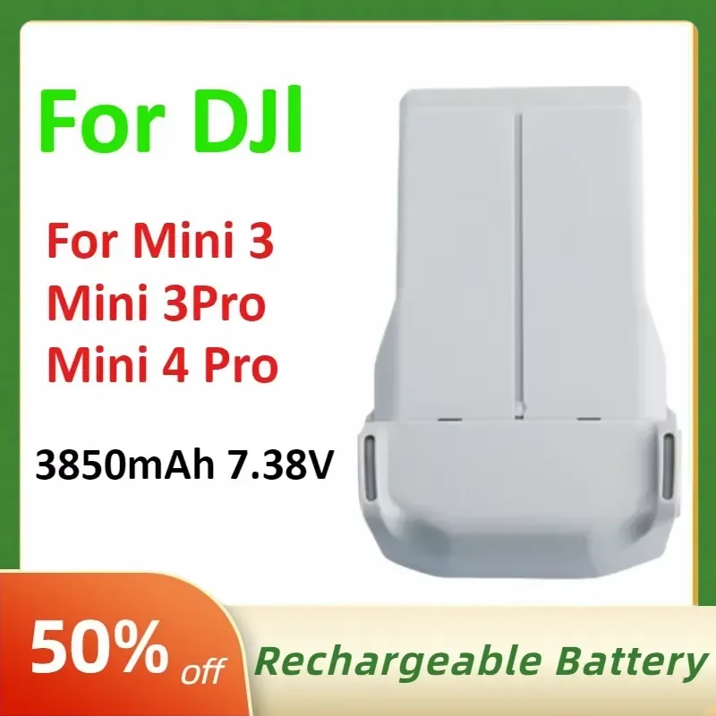 

7.38V 3850mAh Intelligent Flight Battery for DJl Mini 3 Mini 3Pro Mini 4 Pro 45 Minutes Time Long Battery Life Drone Battery