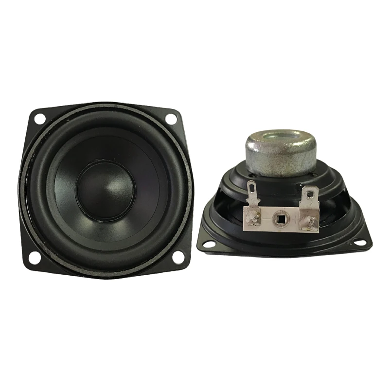 4ohm/8ohm 2.5 Inch Neodymium-magnet Midrange Speaker Driver 66mm square RMS 10W 82DB 20core Waterproof Full Range Speaker