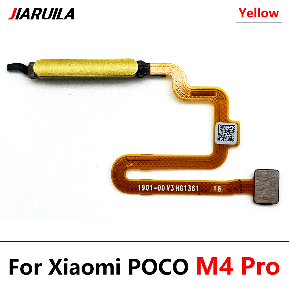 جديد بصمة الماسح الضوئي القائمة معرف زر المنزل العودة مفتاح التعرف على الاستشعار الكابلات المرنة ل Xiaomi Poco M3 M4 Pro F3 GT