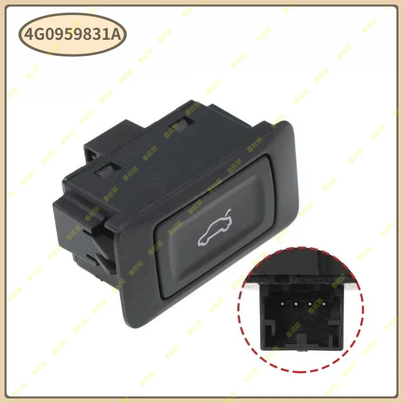 4G0959831A For AUDI A4 S4 A6 S6 RS6 A7 RS7 A8 Q3 Q5 Q7 Rear Trunk Lock Button Release Control Switch  4G0959831A5PR