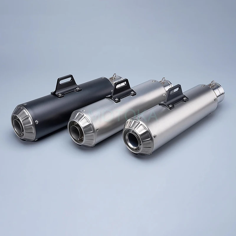 Modified Universal 51MM 60MM Exhaust Pipe CB400F MT03 R15 R1 R3 R6 R25 Z400 Z800 GP Muffler System Slip-on Motorcycle Silencer