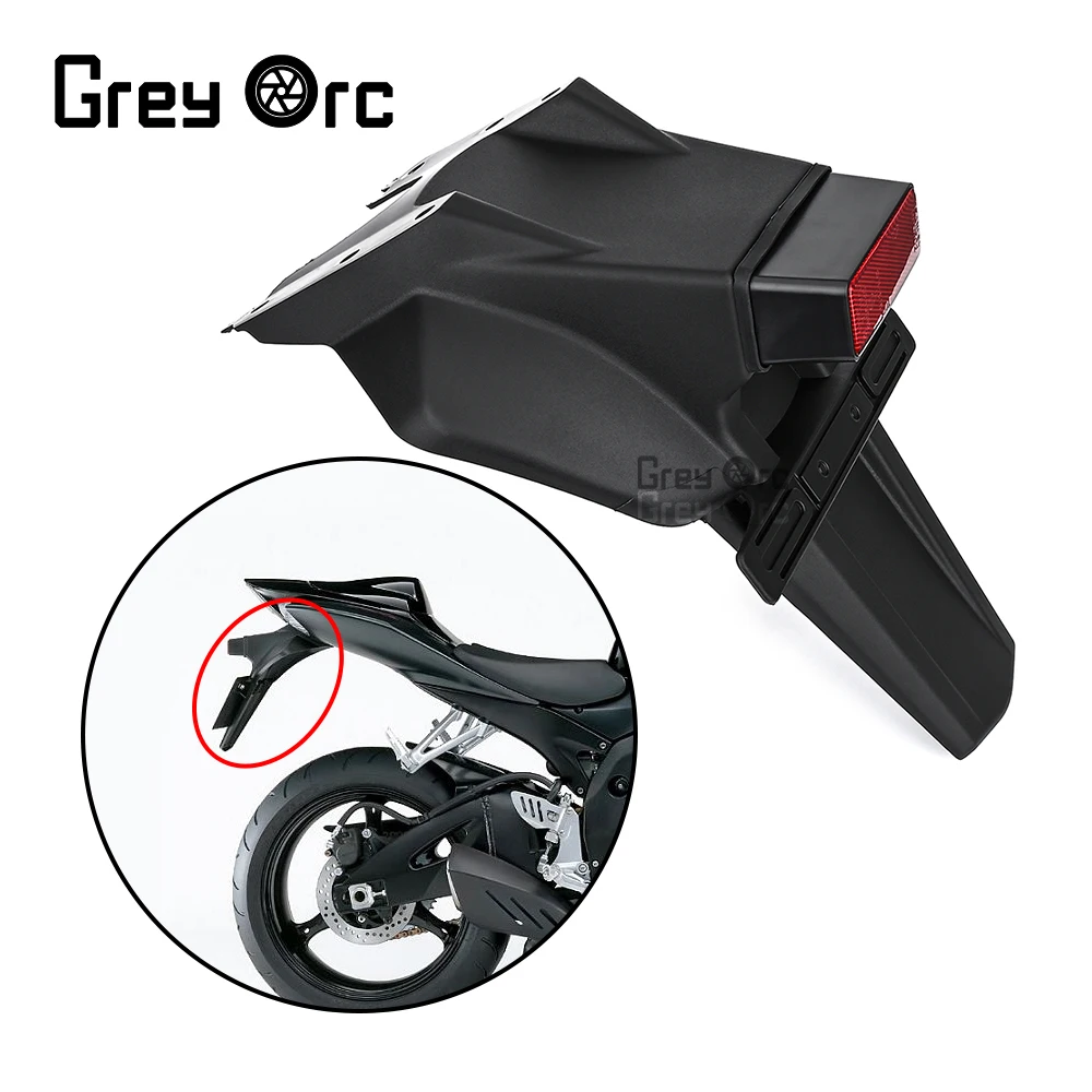 

For Suzuki GSX R 600 750 2006 2007 K6 Motorcycle Fenders Rear Mud Guard License Plate Bracket Mudguard Accessories