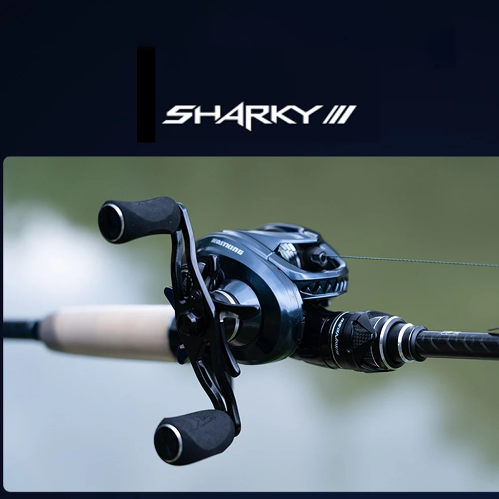 Imagem -06 - Kastking-sharky Iii Long Cast Baitcasting Reel Carretel de Pesca de Alta Velocidade 6kg Max Drag 7bb Mais 1rb 7.2:1