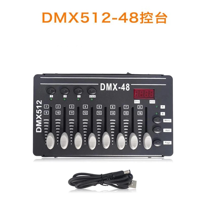 DMX512 Control Console Moving Head Light Wedding Laser Light Controller Stage Performance Lighting Debugging