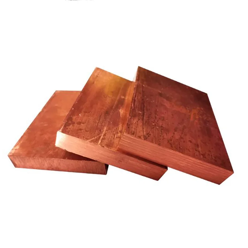 Espesor de placa de cobre de barra de hoja plana de cobre puro 40 45 50 55 60 65 70 mm