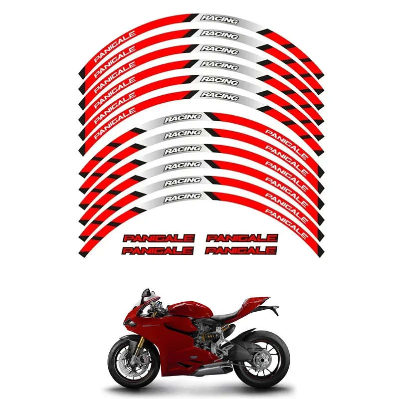 For DUCATI PANIGALE 1199 S 899 1299 S R 959 Motorcycle Parts Contour Wheel Decoration Decal Sticker - 5