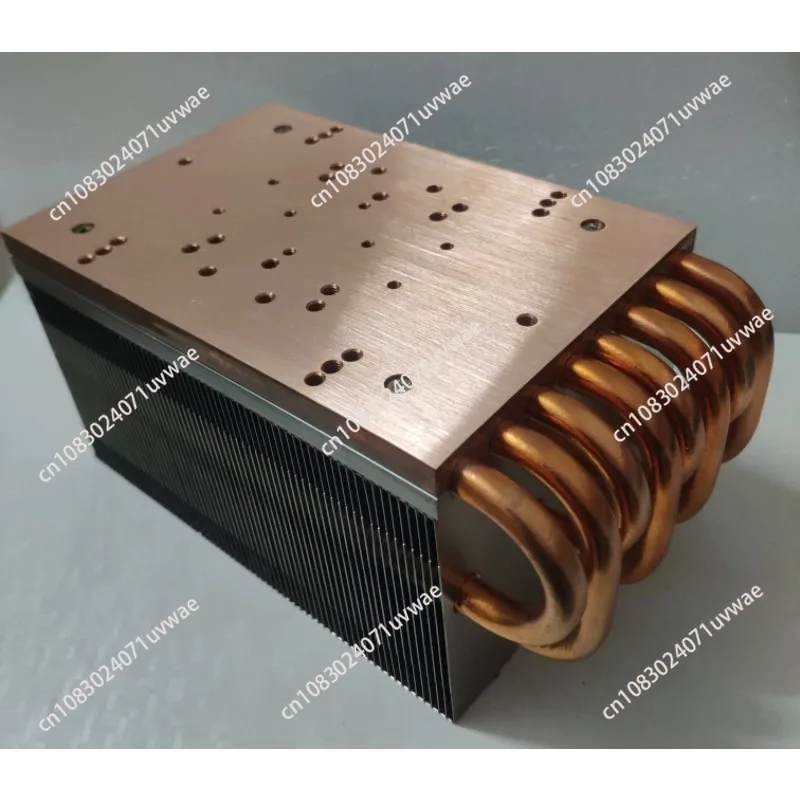 8Heat Pipe Heat Sink IGBT Chip MOS Tube Copper Tube Heat Sink Fins High-power LED  600W 700W