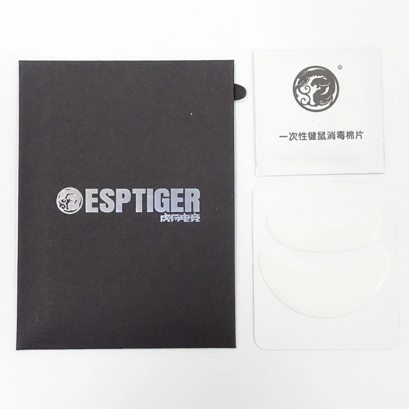Zowie ZA13 마우스 용 아이스 버전 Esptiger 게임용 마우스 피트 스티커 마우스 글라이드 에지 교체, 1 팩