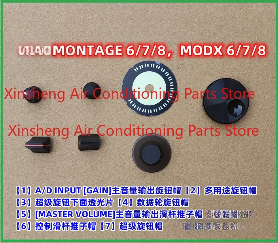 Para YAMAHA MONTAGE 6/7/8 sintetizador de montaje MODX 6/7/8 tapa de atenuador/tapa de perilla/importación