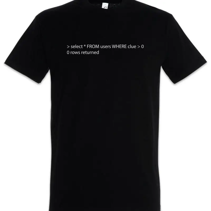SQL Loser Frustrations T Shirt Computer Science Fun Geek Nerd Scientist Coder IT