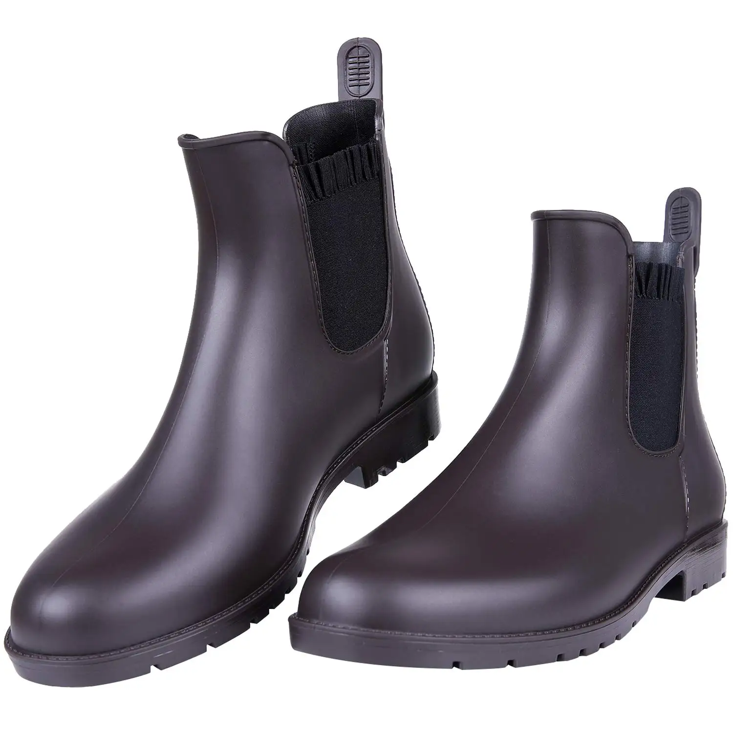 Shevalues Rain Boots Women Anti-Slip Shoes Outdoor Work Waterproof Rain Boots Female House Kitchen Short Tube Boots Rubber Shoes