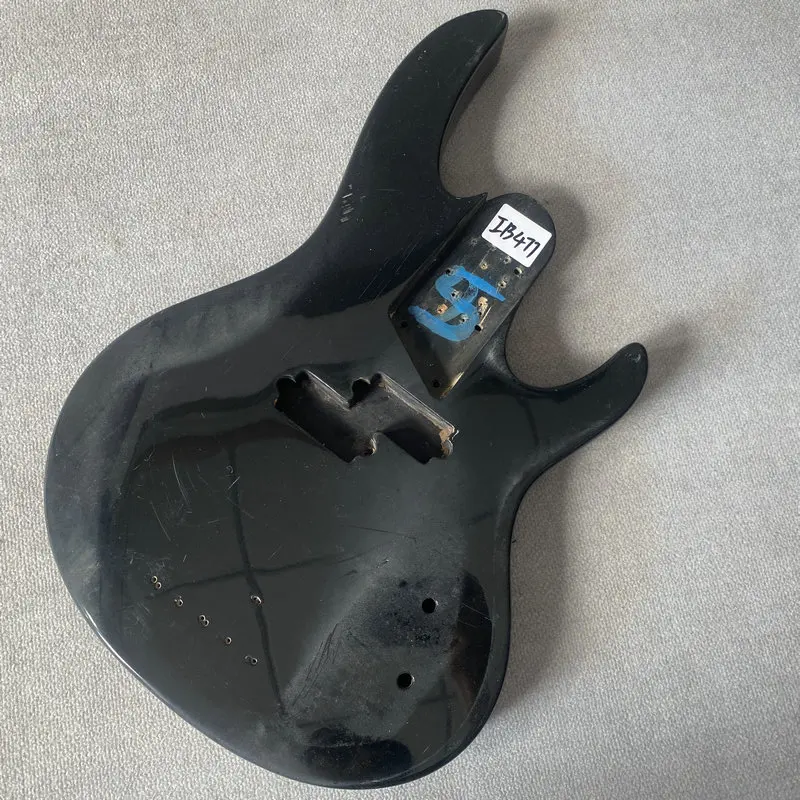 

IB477 Black Color 4 or 5 String Electric Bass Body Solid Wood PB Pickups Right Hand Replace DIY&Replace Part