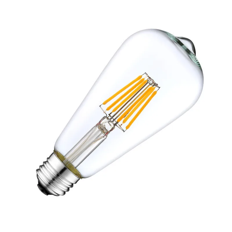 ST64 2W 4W 6W 8W 12W Edison LED Filament Bulb lamp 220V E27 Vintage Antique Retro Edison Ampoule Replace Incandescent Light