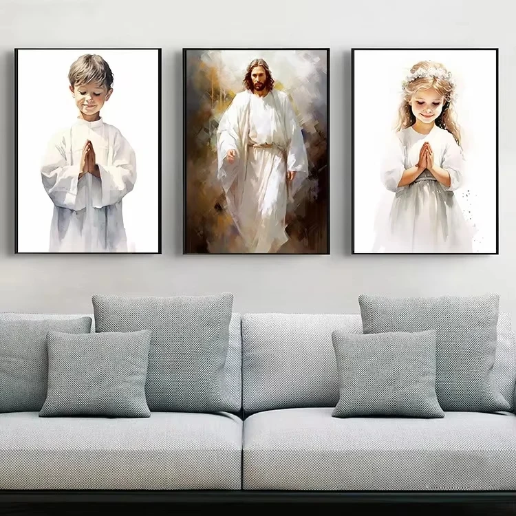 Acrylic Paint By Numbers Jesus Christ Painting By Numbers on Canvas Coloring By Number for Adults Paint Digital Art