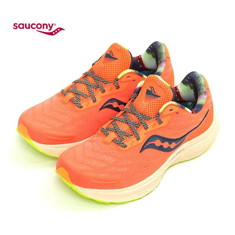 New Men Shockproof Racing Popcorn Outsole Casual Running Shoes Women Sports Cushioning Light Sneakers Original Saucony Victory19