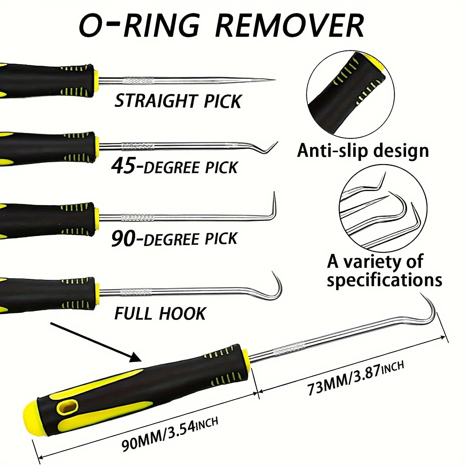 1540Pcs O Rings Assortment Kit Metric Nitrile Rubber Oring Set with 4 Pick for Automotive Faucet Pressure Washer Plumbing Repair