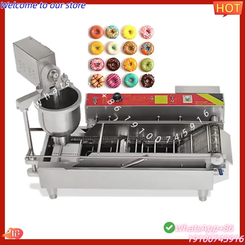 2026Hot Commercial Donuts Frying Machine Electric Cake Donut Maker Donut Making Machine Harga Mesin Pembuat Donat Atau Donut