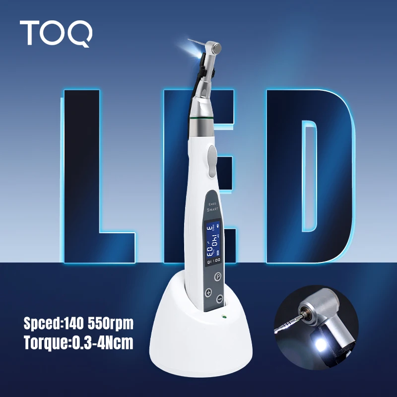 

Dental Wireless Endo Motor Smart Root Canal Therapy with LED Lamp 16:1 Standard Contra Angle Endodontic Dentistry Tool