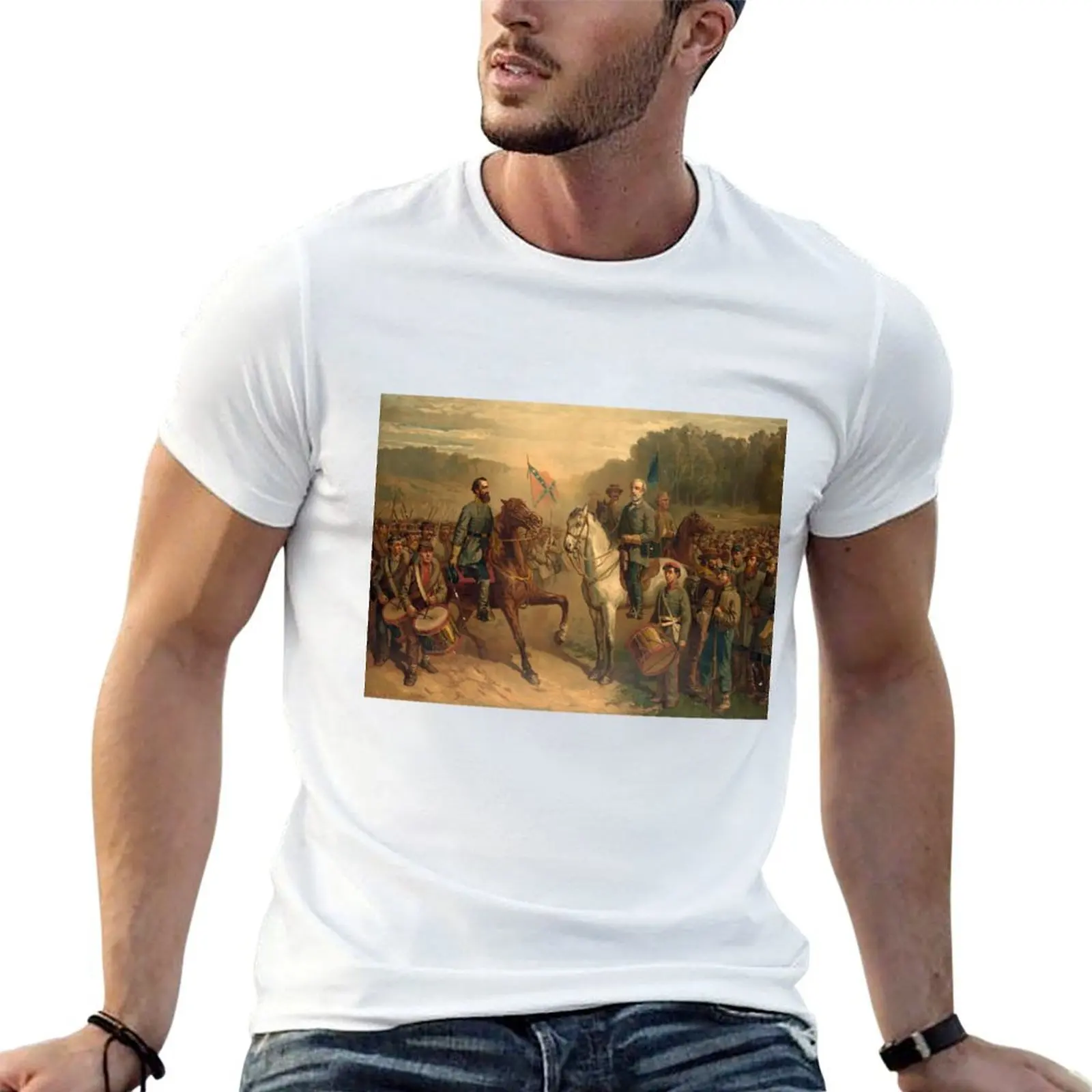 The last meeting between Gen. Lee and Jackson T-Shirt oversizeds customizeds mens fashion