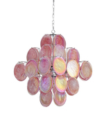 Red Cloud Glass Chandeliers LED Vintage Lighting Fixture Italy Designer Hanging Lamp for Ceiling Dining Room Decor Lustre Foyer