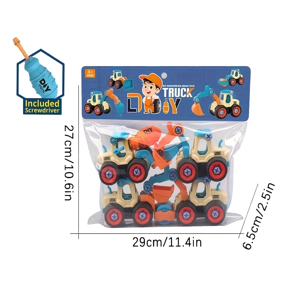 DIY Demontage Engineering Auto Spielzeug für Kinder mit Mutter Montage Puzzle und Schiebe Ausgrabung Demontage Funktion