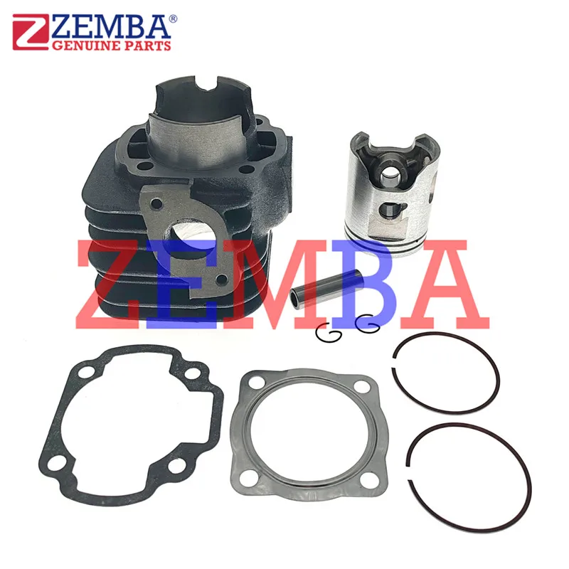 JOG90 50MM CYLINDER AND PISTON KIT WITH 10MM PIN 2T 90CC ENGINE PARTS FOR 1PE40QMB 2T CHINESE SCOOTERS