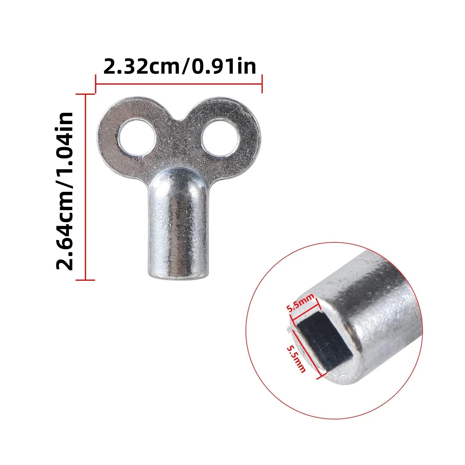 1/2 pcs Zinc Alloy Material Radiator Exhaust Valve Key,Heater Bleed Key Plumbing Bleeder Key Air Vent Central Heating Tools