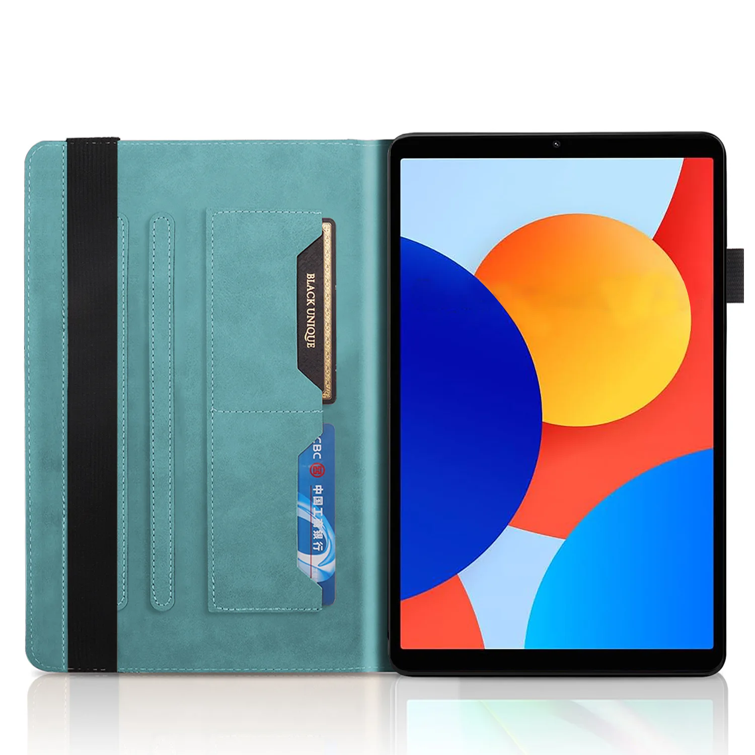 FÜR Redmi Pad SE 8.7 Hülle Leder-Standhülle Stoßfeste Rutschfeste Tablet-Schutzhülle – Detail 3