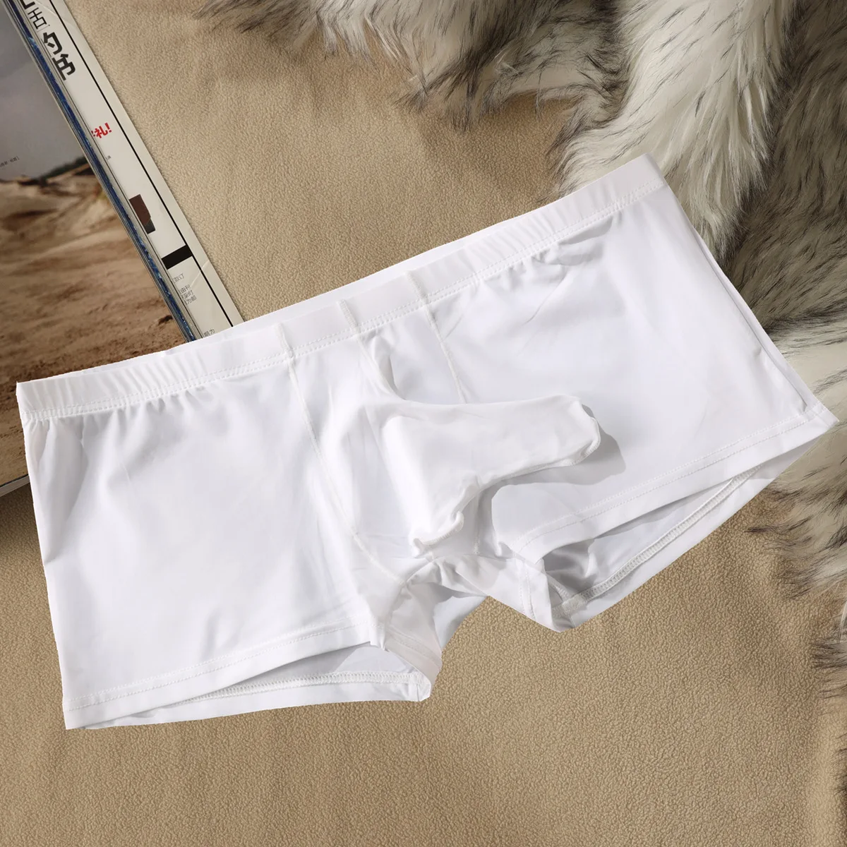 Men Elephant Trunk Boxer Briefs Korean Style Cute Comfort T-shape Male Underwear Panties