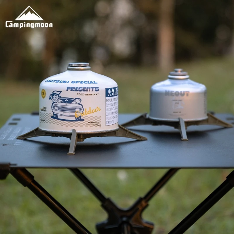 

Campingmoon Z41 Портативный многофункциональный складной держатель для газового баллона для кемпинга, устойчивая подставка для газового баллона для костра