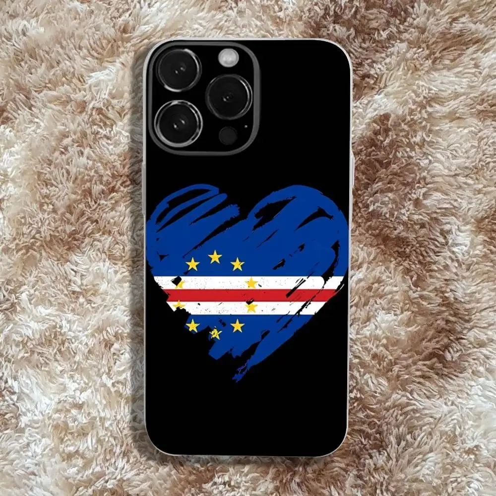 Casing HP Cape Verde Untuk iPhone 17,16,15,14,13,12,11,Pro,Max,Plus,E,SE4,Air,Mini Transparan