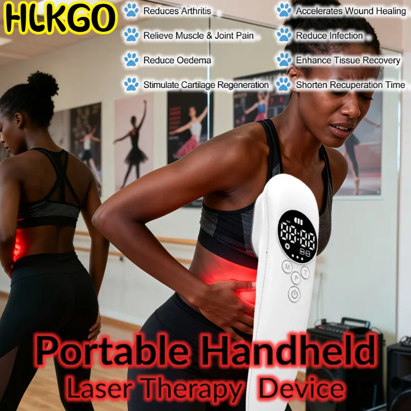 

NEW 650nm 808nm Dual Wave Laser Professional Cold Laser Therapy Equipment for Shoulder, Knee & Joint Pain