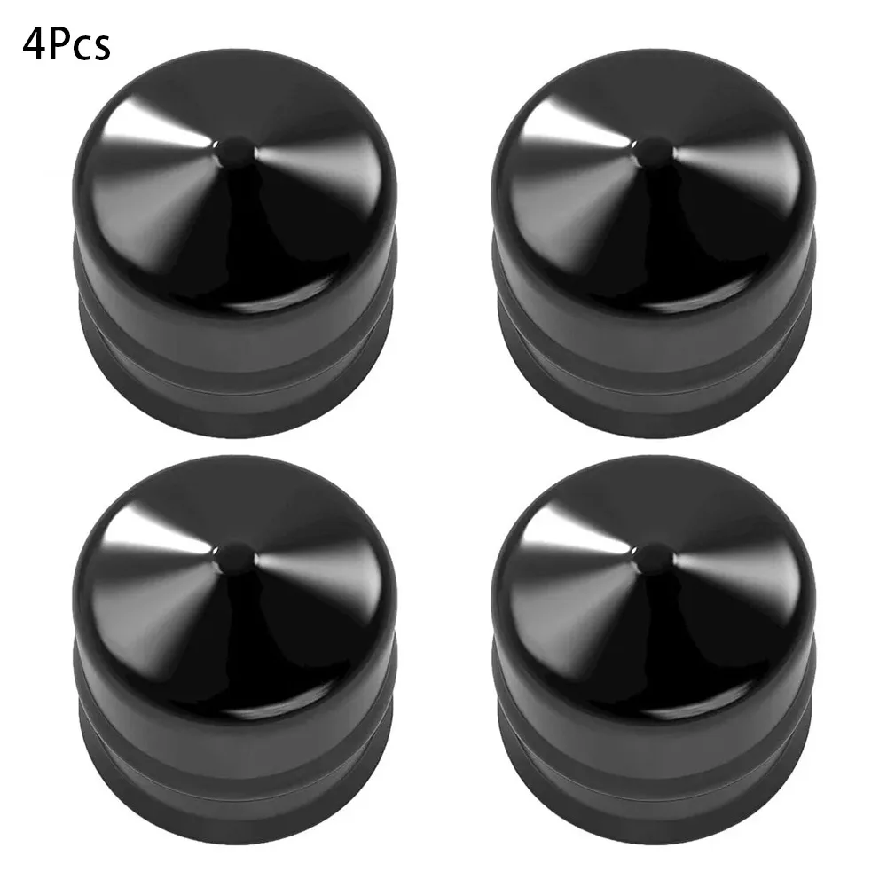 1/4Pcs New 104757 Lawn Tractor Axle Caps Plastic Black Axle Hub Cap 532104757 For Craftsman
