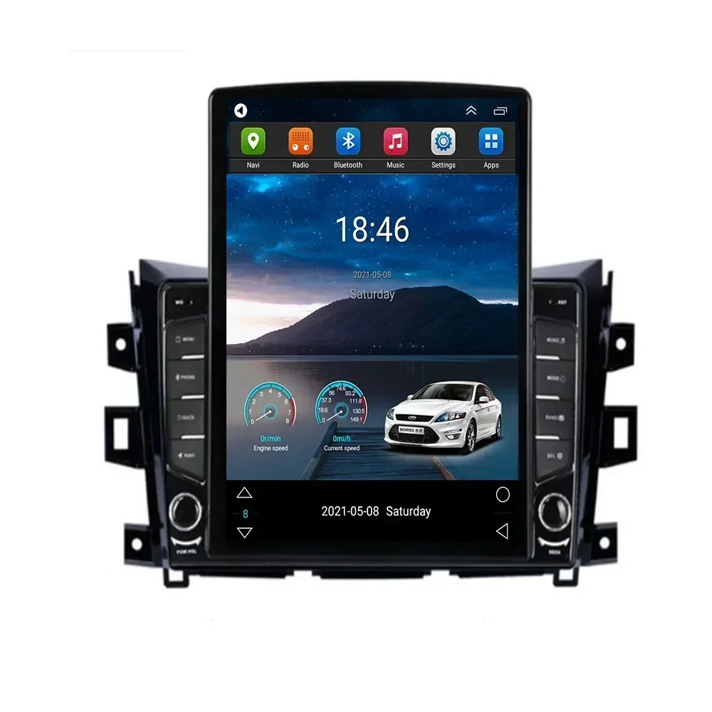 For Tesla Style 2 Din Android 13 Car Radio For Nissan NAVARA Frontier NP300 2011-2036 Multimedia Video Player GPS Stereo Carplay