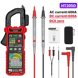 Professional AC/DC Clamp Meter Digital Multimeter 6000 Counts Car Amp Hz Capacitance NCV Temperature Ammeter Voltage Ohm Tester