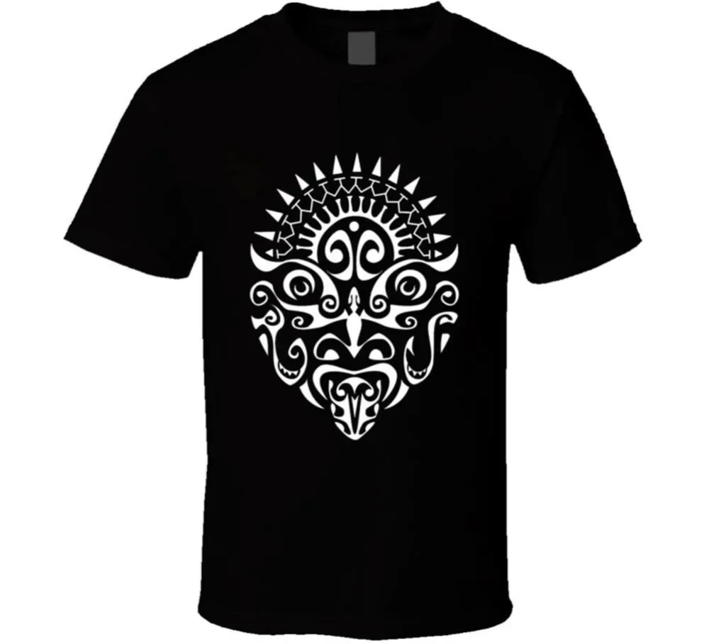 

Футболка Maori Warrior Tattoo Face, черная футболка, Новая Зеландия, Хака Dance, новинка из нас, 2019, модная горячая распродажа, мужские летние крутые рубашки