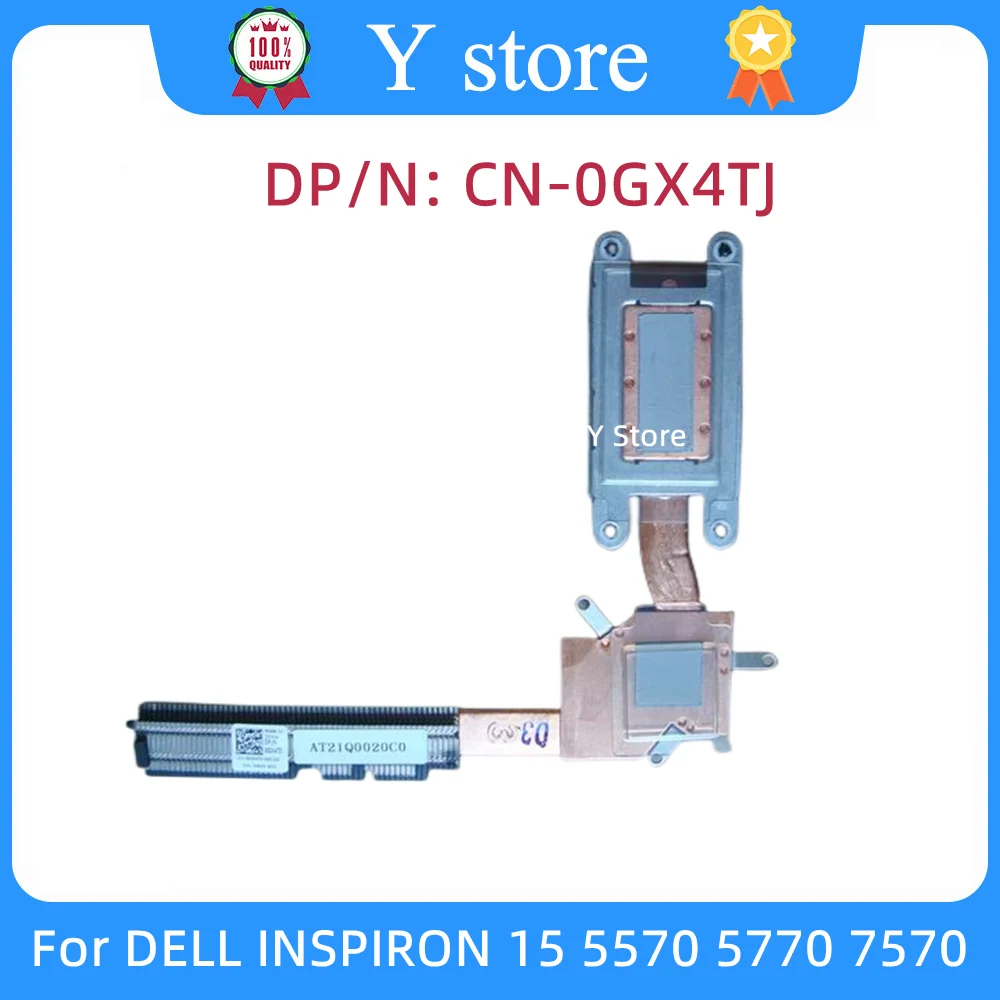 

Y Store New Original For DELL INSPIRON 15 5570 5770 7570 Laptop Heatsink With Fan CN-0GX4TJ 0GX4TJ GX4TJ AT21Q0020F0 Fast Ship