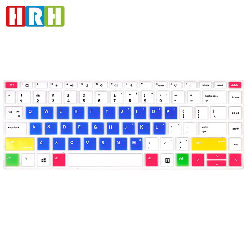 

HRH стильный дизайн силиконовые чехлы для клавиатуры защитная пленка для клавиатуры для HP War 66(14 дюймов)