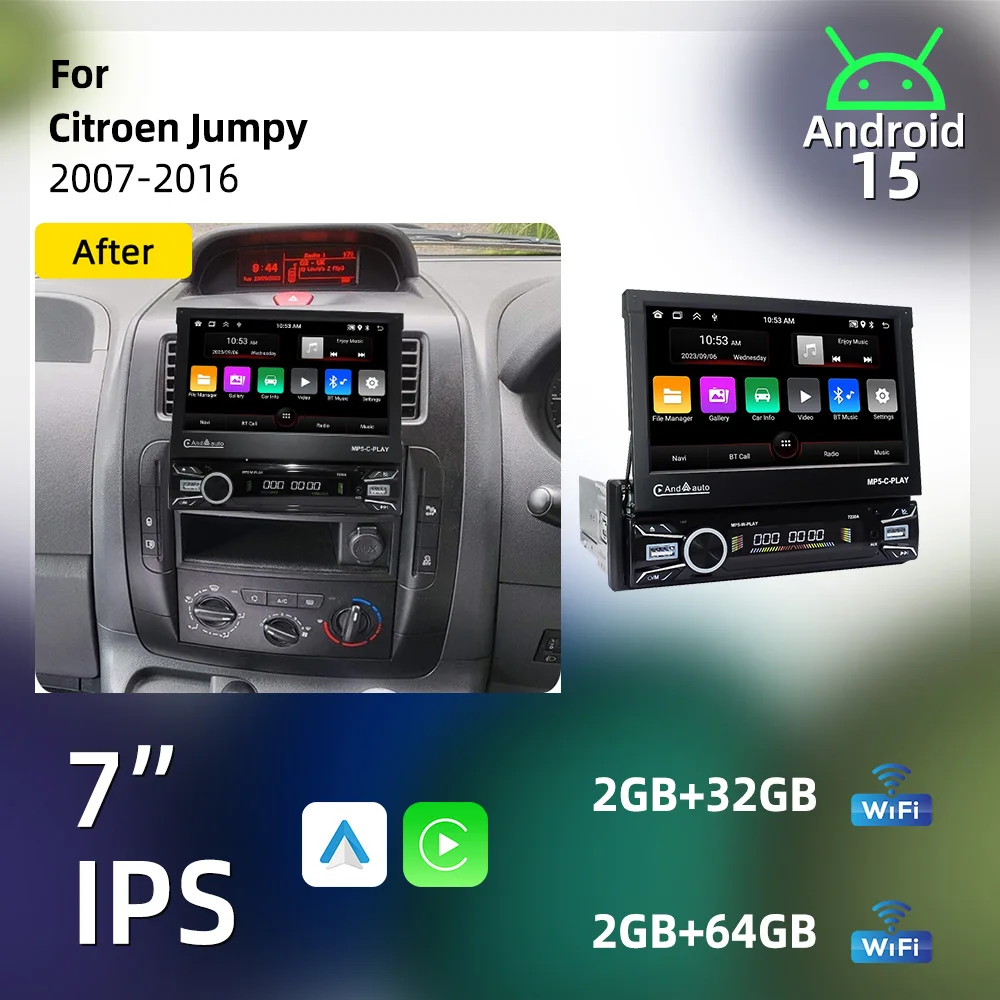For Citroen Jumpy 2007-2016 7