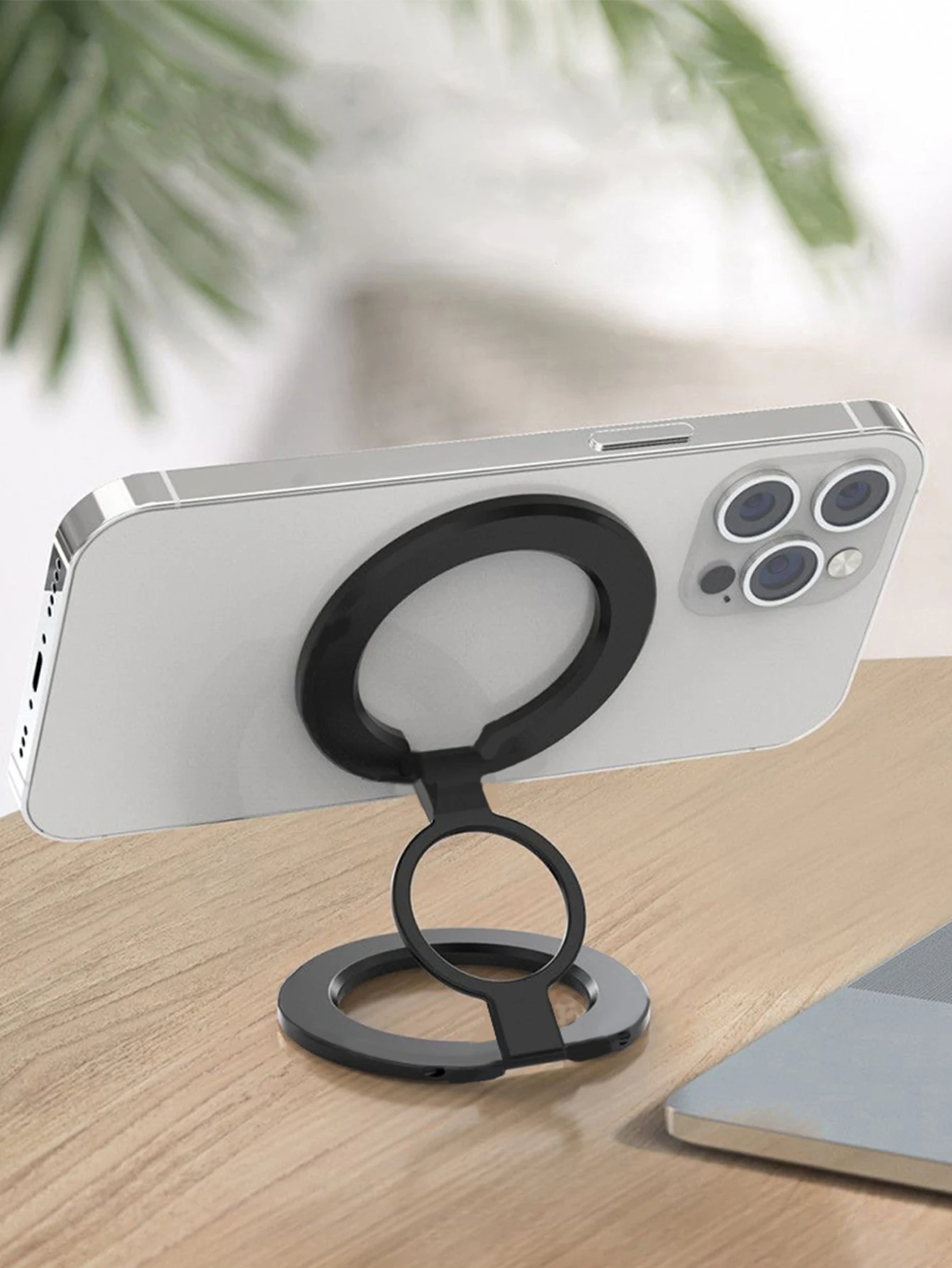 Für Tablet Magnetischer 3-Teiliger Doppelseitiger Ständer Magnetischer Saugring Handyhalter Starke Adsorption iPad-Halter Doppelseitig – Detail 4