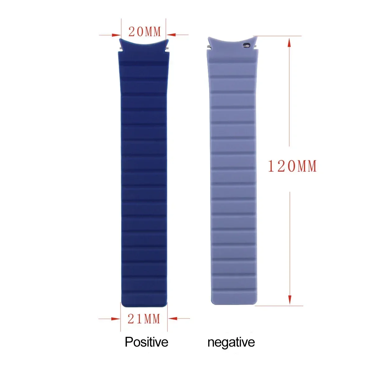 Ремешок силиконовый для Samsung Galaxy Watch 6 5 4 40 мм 44 мм Band 6 4 Classic 43 мм 47 мм 42 46 мм, магнитный браслет без зазора 5Pro 45 мм