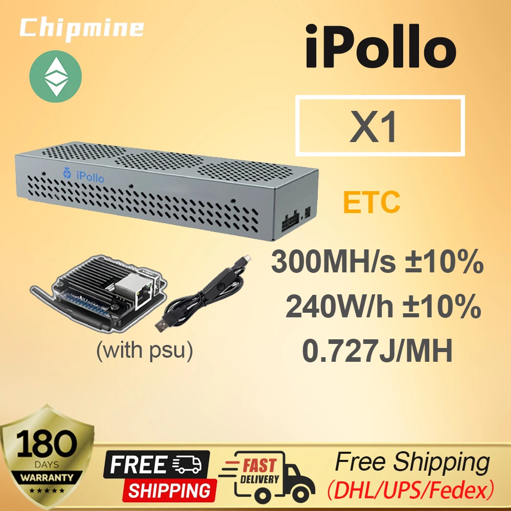 

Новинка, официальный Майнер IWI X1 300/330MH/s ± 5% 240 Вт и т. д., ETHF QKC CLO POM ZIL, машина для майнинга монет, криптоалгоритм Ethash с блоком питания