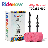 Ridenow Metal Nozzle Tpu Inner Tube Detachable Valve Cores 45g Gravel 29Inch 700x32-47c Tube Bike Tyre MTB Road Bike Inner Tube