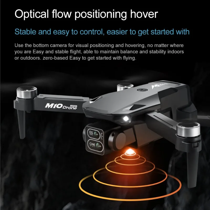 لشاومي M10 Rc الطائرة بدون طيار 8K المهنية HD كاميرا مزدوجة مع شاشة FPV WIFI فرش السيارات تجنب العوائق كوادكوبتر اللعب