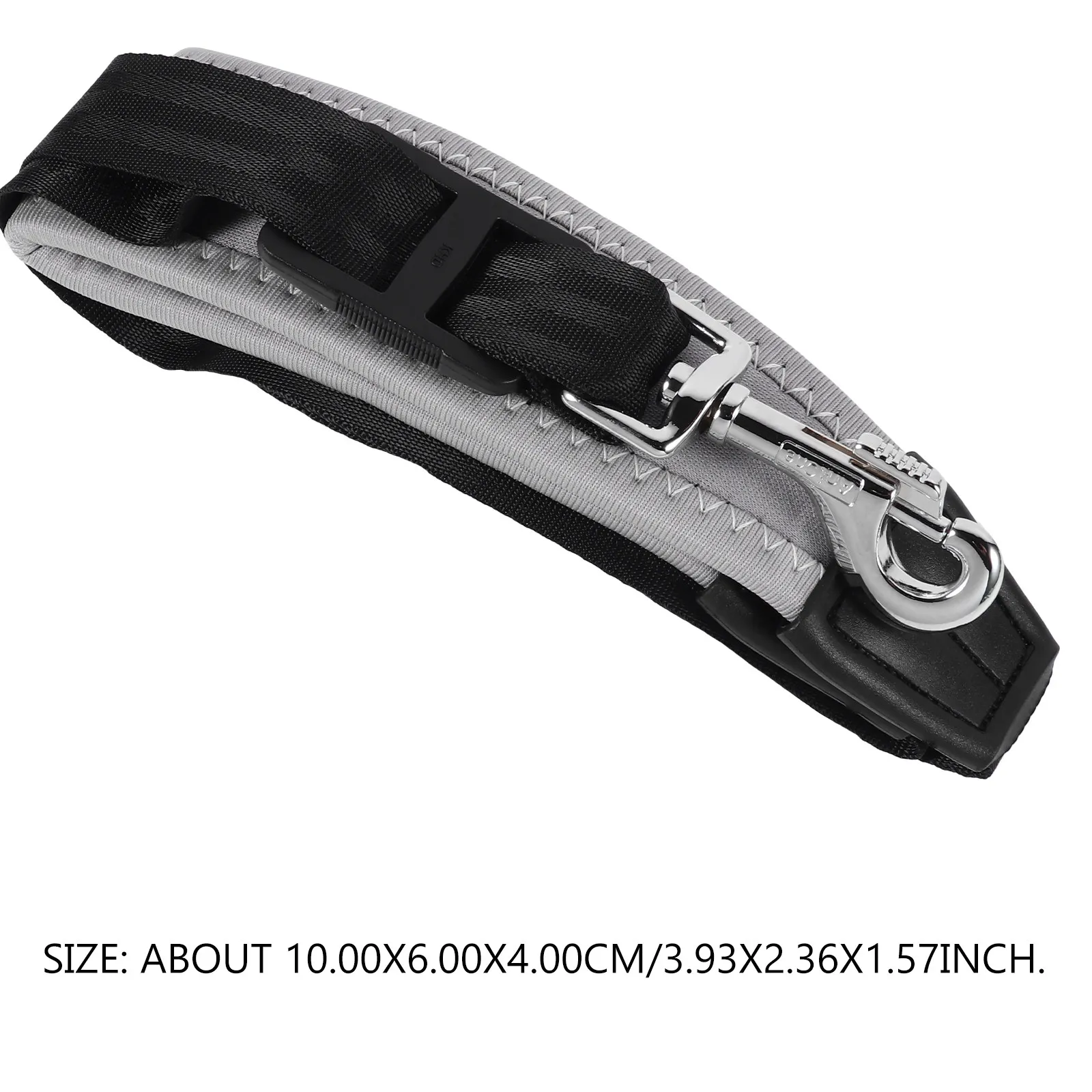 Saxophone Replacement Strap Adjustable Length 47Cm 61Cm High Density Cotton Filling Nylon Strap with Zinc Alloy Hook Easy Carry