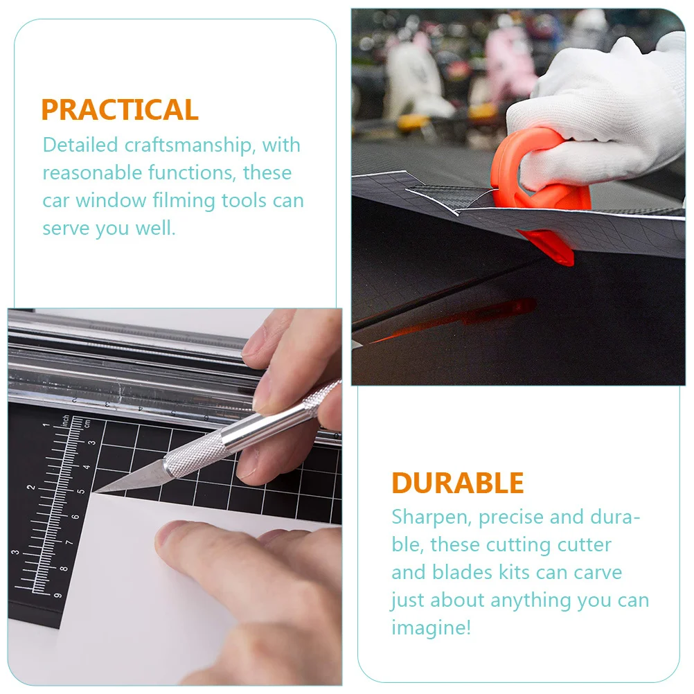 

1 set 1 Set Wrap Kit For Vinyl Film Installation, Window Tint Tool With Cutter Blade, Car Tinting Tools For Auto Decoration, Car