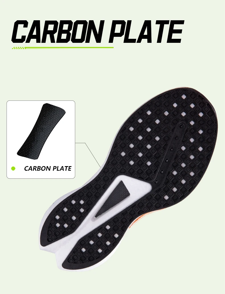 Marathon-Laufschuhe für Herren, Sport-Carbonsohle, atmungsaktiv, leicht, bequem, Damen-Sportschuhe mit Dämpfung und Stabilität – Detail 15