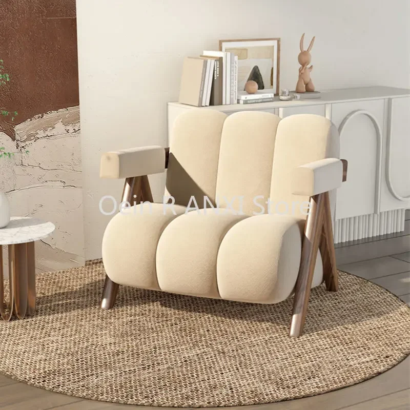 One Person Chair Lazy Interior Furniture Design Armchair High Living Room Chairs Dresser Single Modern Armchairs Silla China