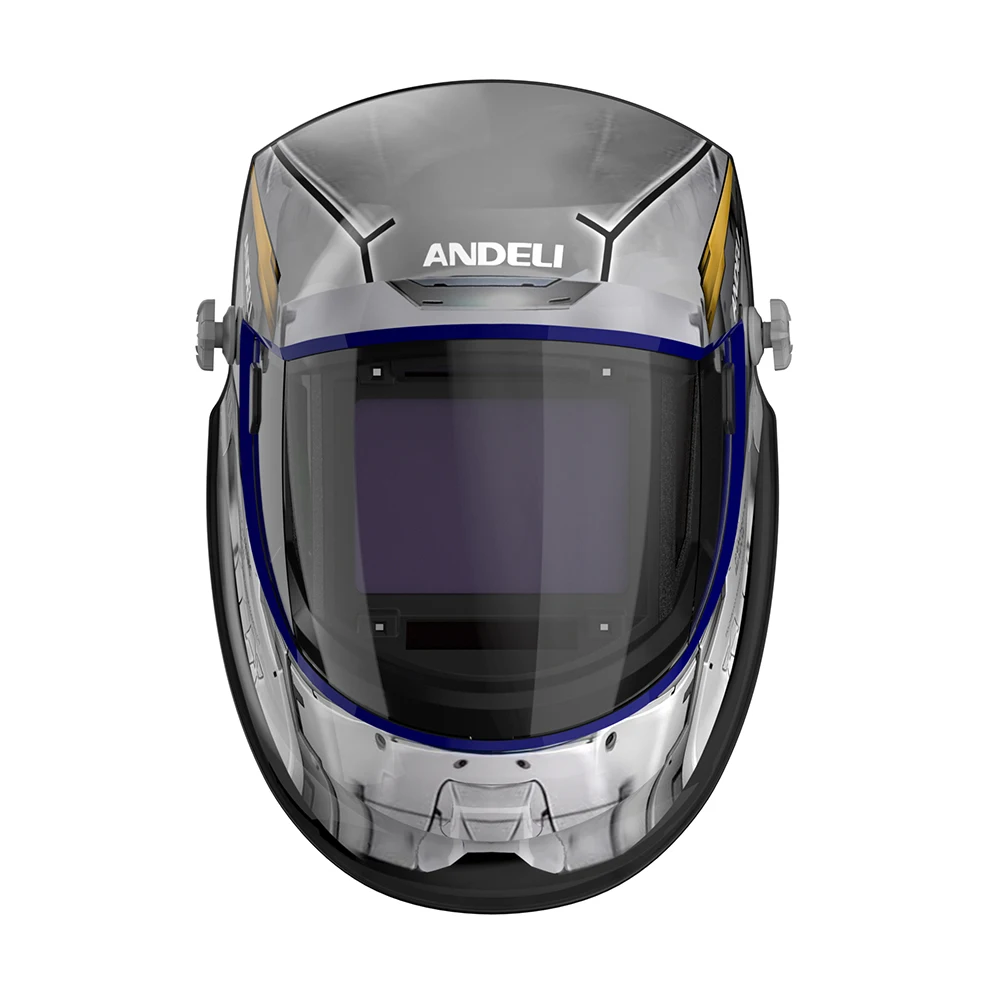 ANDELI Welding Helmet Auto Darkening With Side View True Color Welding Hood 4 Arc Sensor DIN5-8/DIN9-13 For Welding CUT Grind